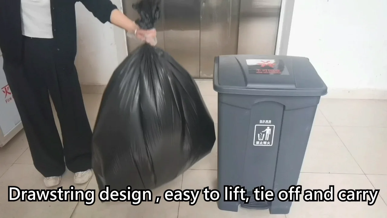 Garbage Bags 25kg Oem Trash Bags 5560 Gallon Garden Waste Bag Buy