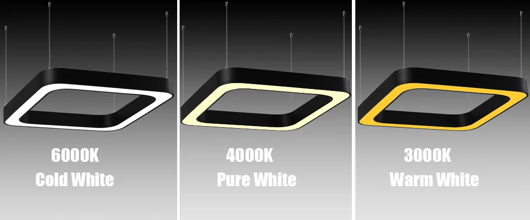 Modern Square Led Chandelier for Living Room Dining Room Kitchen ...