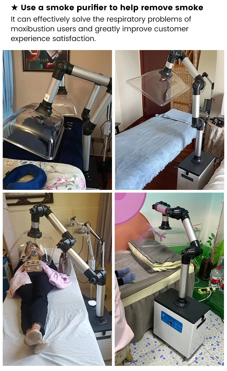 200w High Efficiency Moxibustion Smoke Extractor Nail Polishing Dust