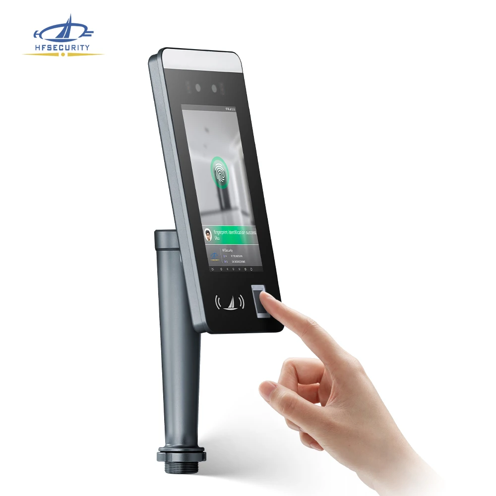HFSecurity FR07 QR Code NFC Palm Reader Face Recognition Time Attendance Machine Biometric Access Control