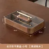 30*20cm rectangular black walnut wood dried fruit box