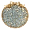 Transparent glass beads - blue