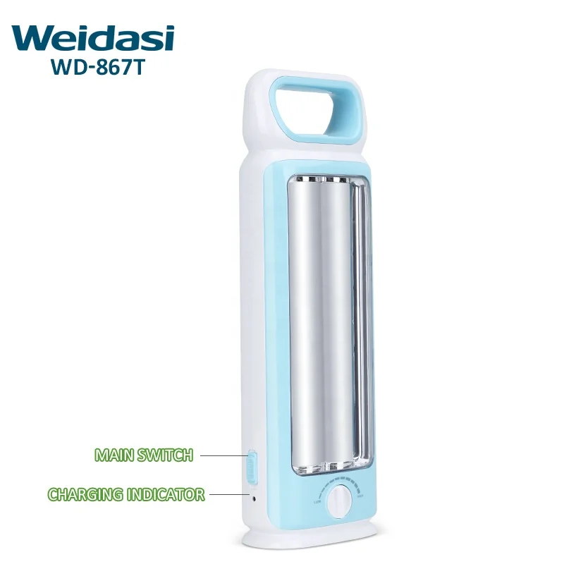 New Led Emergency Lamp Portable Rechargeable Emergency Light with Stepless Dimming Indoor Outdoor
