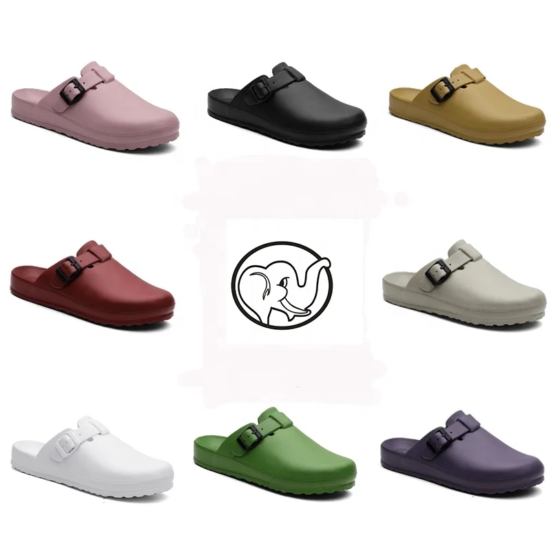 Недорогие белые женские медицинские босоножки eva Нескользящие сандалии для больницы кухонная обувь шеф-повара сабо