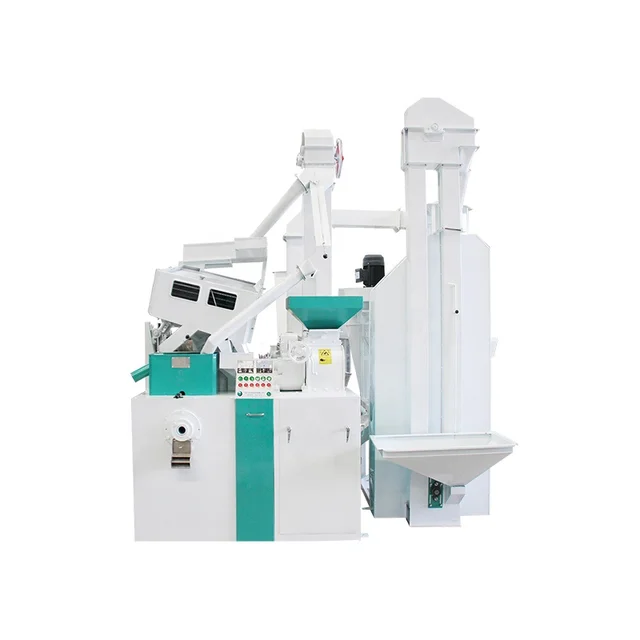 High-Capacity 15 TPD MLNS15/15 Automatic Combined Rice Mill Low-Noise with Core Motor Component
