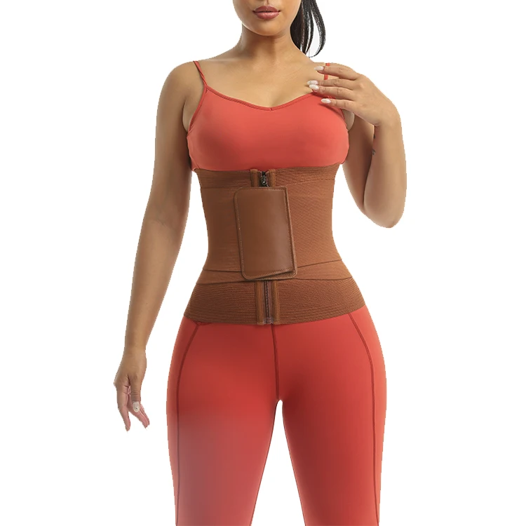 ZOYIAME High Compression Waist Wrap Triple Waist Trainer Cincher Women Tummy Control Waist Trimmer