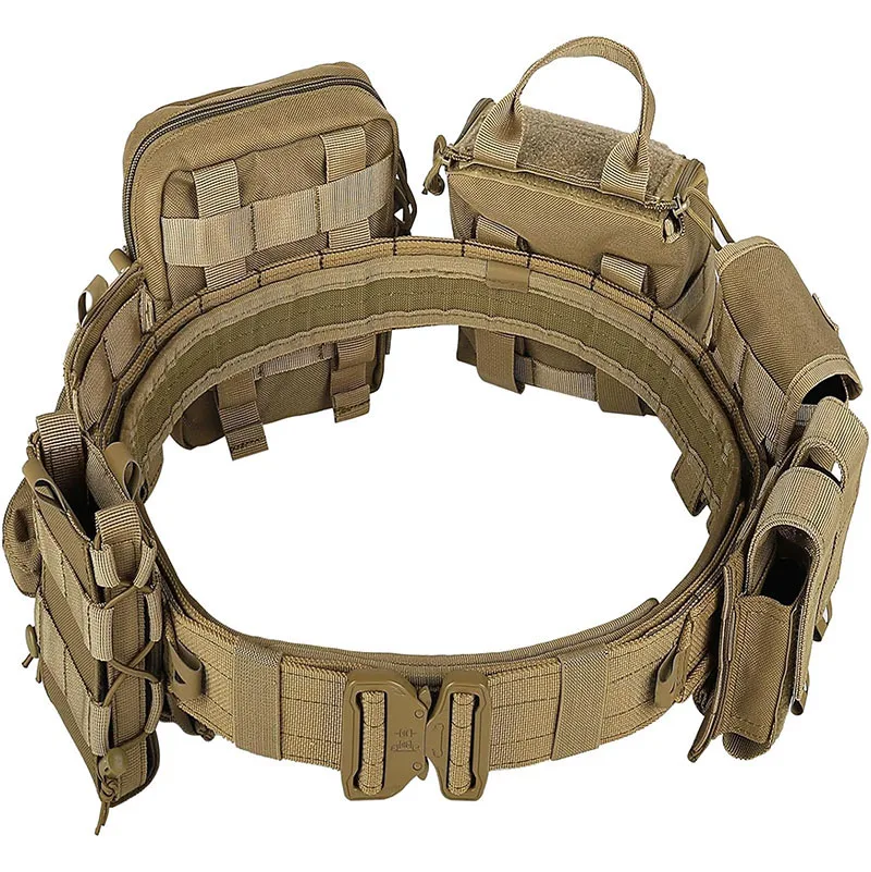 Tactical Belt Camping and Everyday Use Quick Release Rigger Belt Adjustable Heavy Duty Tactic Waist Belt Modular Equipment