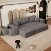 Knox Charcoal + Linen + 3 Seat