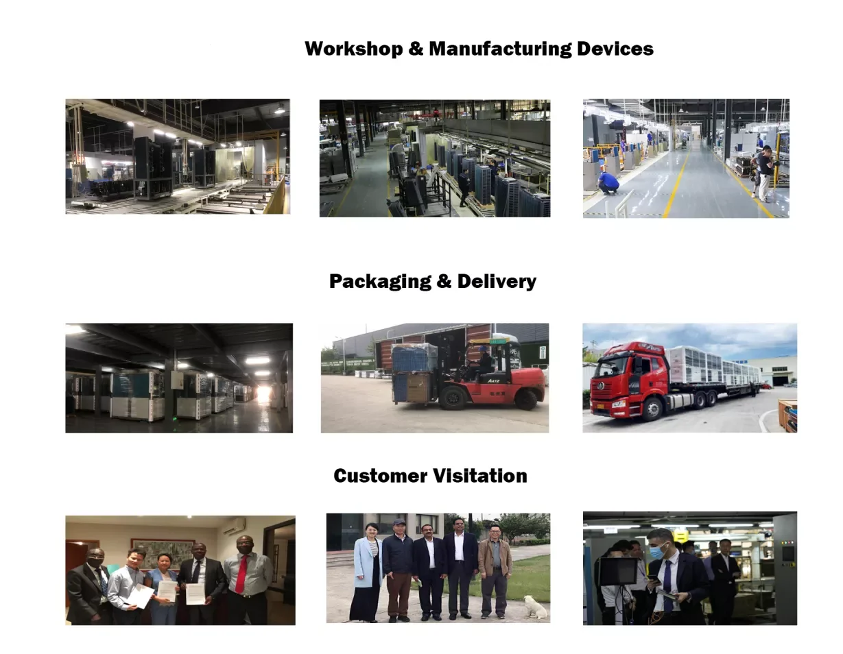 Air Source Hot Water Heat Pump,Central Heating And Hot Water For