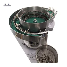 Vibratory Bowl Feeder And Robot Feeding For Manufacturing Plant Conical Vibratory Bowl Feeder