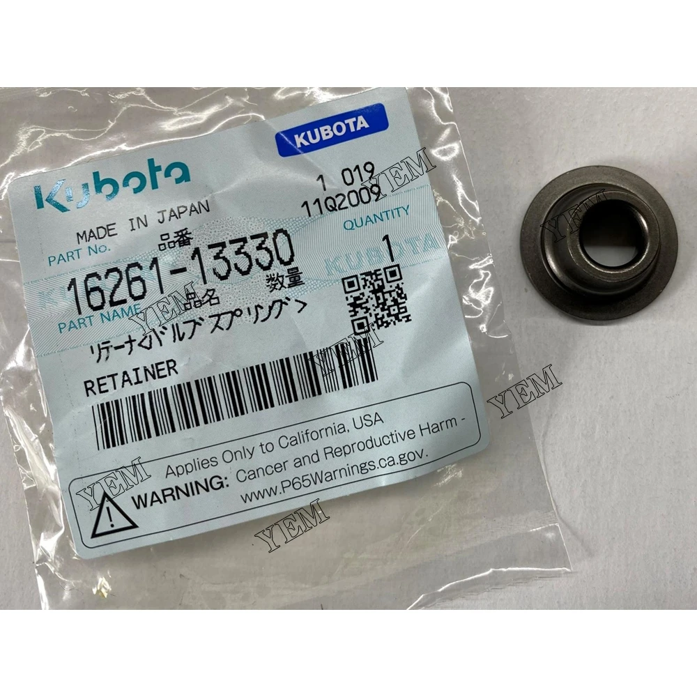 Engine Repair Kit Retainer Valve Spring for Kubota 16261-13330 D1305 V1305 2