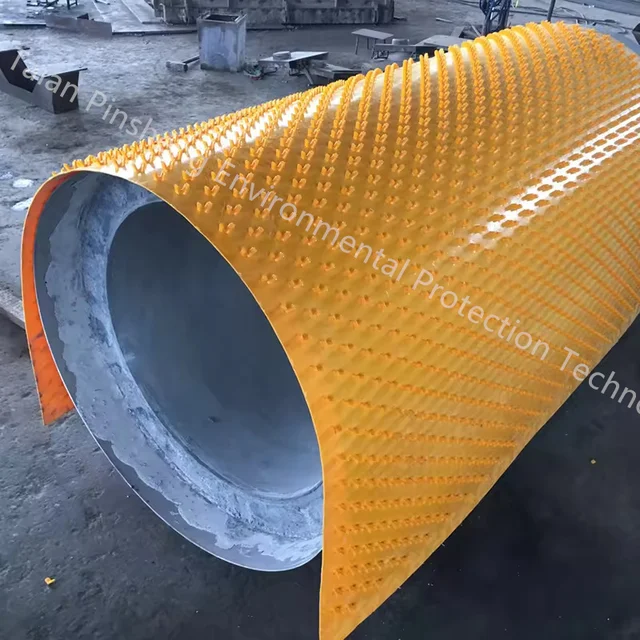 factory price HDPE plastic PE V lock concrete protective liner sure grip for protect concrete concrete pipe