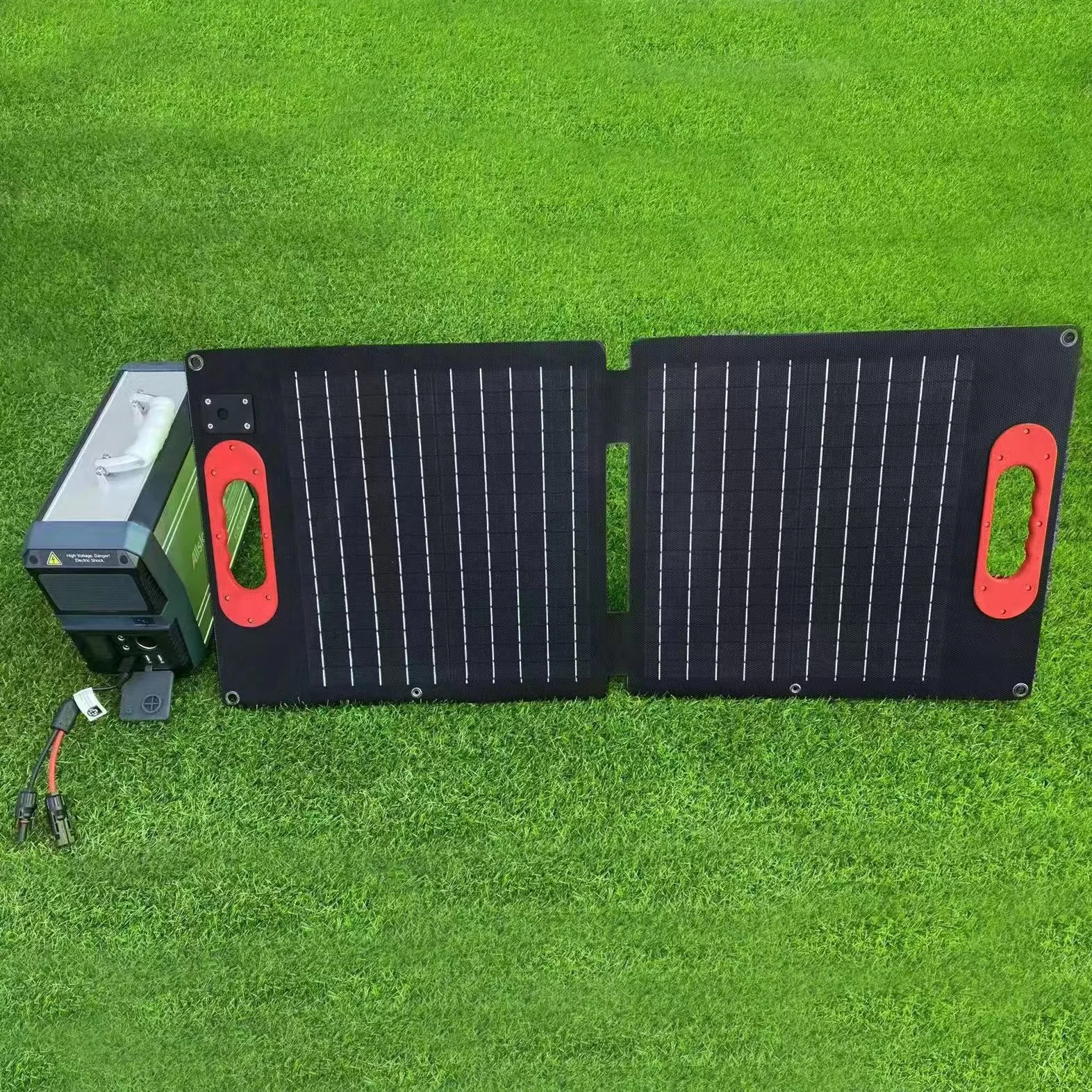 200w Energy Storage Power Folding Solar Panel Power Bank Solar Panel Portable Flexible Portable