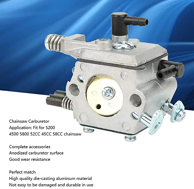 Gubeter 2-teiliges Auspuff-Ansaugkrümmer-Set – Passend Für Chinesische 45cc/4500, 52cc/5200 & 58cc/5800 Kettensägen – Inklusive Dichtungen Gubeter 2-teiliges Auspuff-Ansaugkrümmer-Set – Passend Für Chinesische 45cc/4500, 52cc/5200 & 58cc/5800 Kettensägen – Inklusive Dichtungen