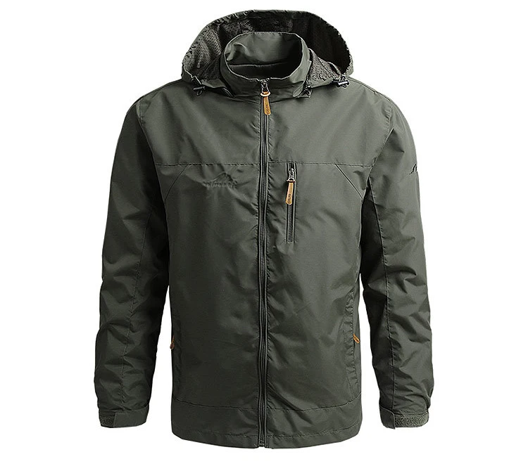 Men's Reversible Windbreaker Jacket Lightweight Training Coat_voghion.com