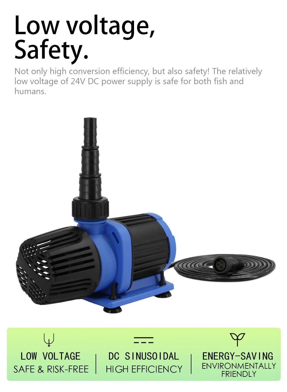 Mini Diaphragm Water Pump Small Aquarium Water Pump Dc24v 15w150w