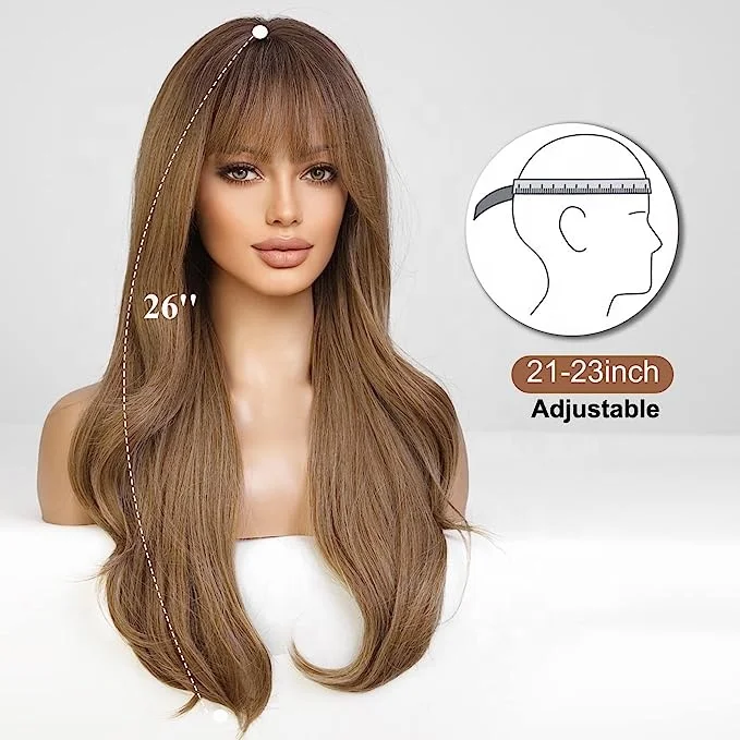 Haven Hair 22 Inch Long Wavy Wigs For Women Human Virgin Hair Wigs For
