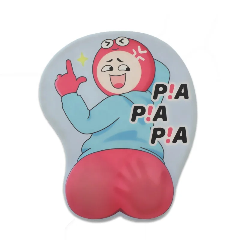 OEM ODM Manufacturer Sublimation Printing Mousepad Custom Design Keyboard Gaming Silicon Gel Sexy Ass Mouse Pad Butt