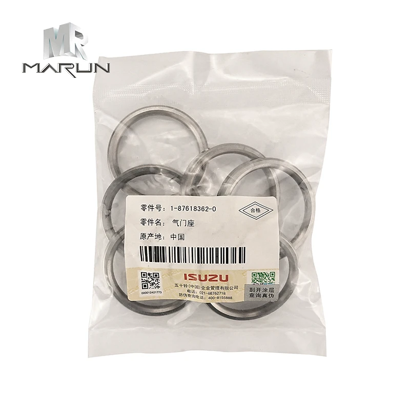 Original ZX450-3 Valve Seat Model 6WG1 for Excavator Construction Machinery 1-87618362-0 and 1-87618363-0 Part Numbers