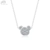 Oro blanco macizo de 18 quilates