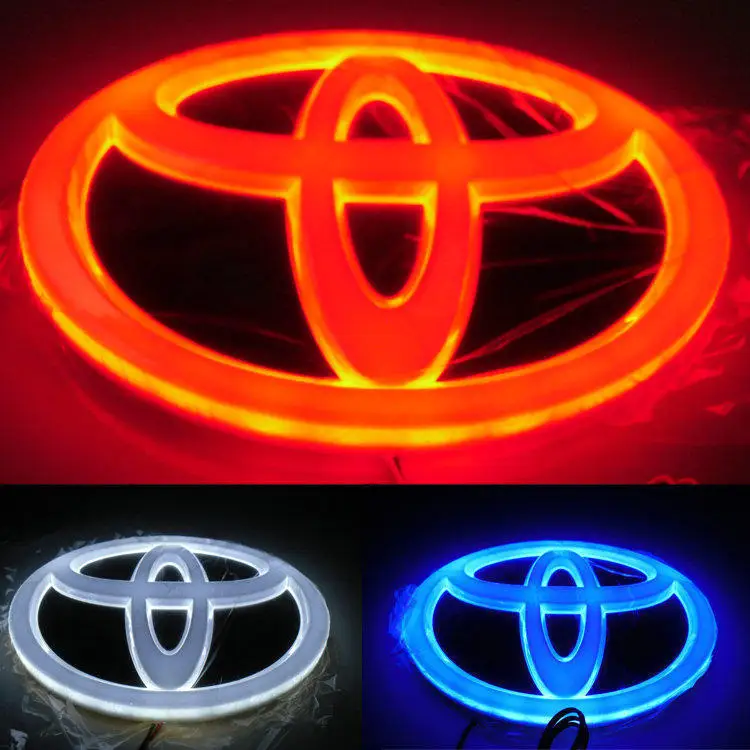 Custom 5d Auto Logo Led Light Car Grille Emblem Car Front Logo Badge