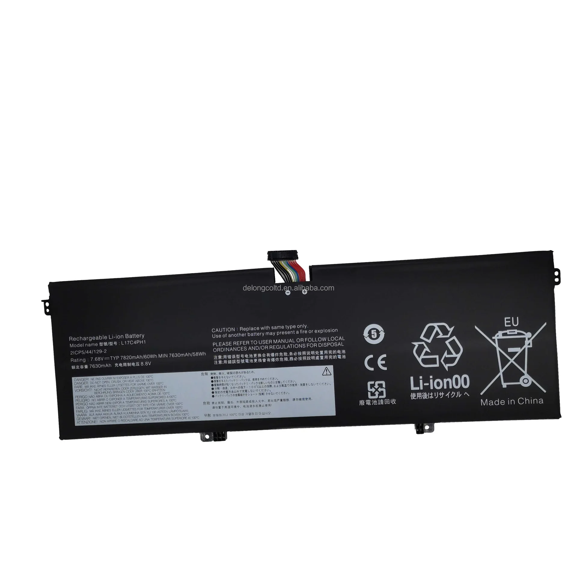 7.68v/60wh New Genuine L17c4ph1 Battery For Lenovo Yoga C930-13ikb-81eq ...