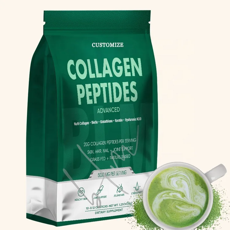 glutathione powder for skin in china Private Label Matcha Collagen Care Gluta Marine Fish Scales Collagen Peptides Skin Whitening reduziertes glutathion Does oral bpc 157 Size:4-pack