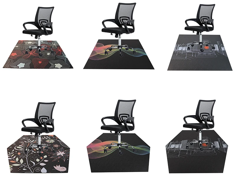 Factory Wholesale Modern PVC Washable Chair Mat for Hair Stylist Barber Shop Non-Slip Home Use supplier