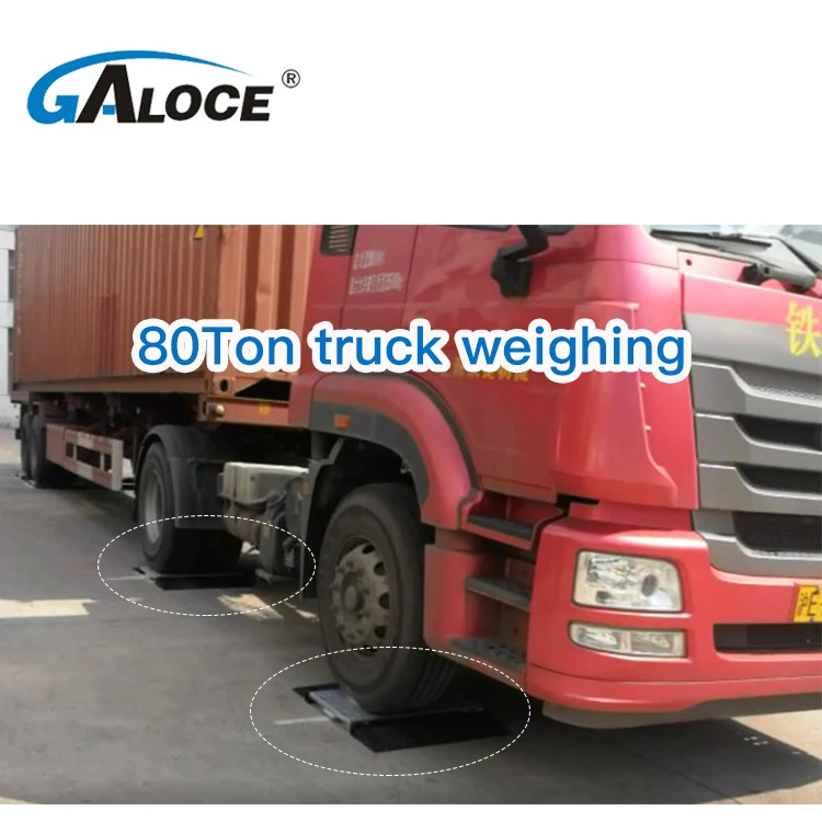 GPWA08 10 20Ton Wireless Digital Custom Dynamic Portable Axle Vehicle Weighing Truck Scale
