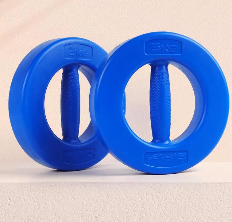 Mancuernas de fitness pesas ejercicio círculo anillo de pesas