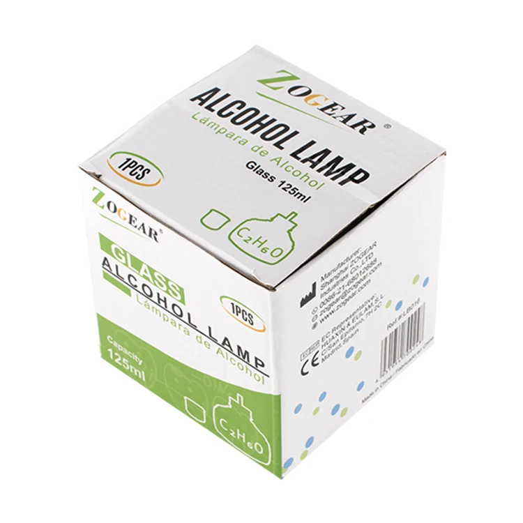 
 LB016 ZOGEAR СТОМАТОЛОГИЧЕСКАЯ лабораторная медицинская стеклянная спиртовая Лампа  