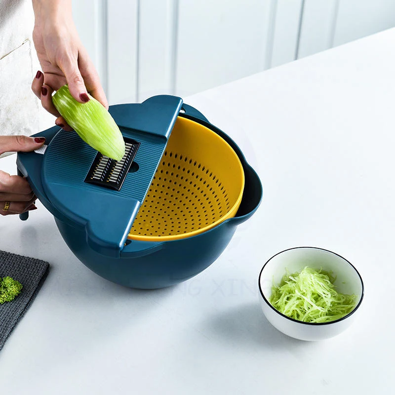 Multifunctional vegetable cutter. Многофункциональный овощной резак. Терка для овощей в форме гитары