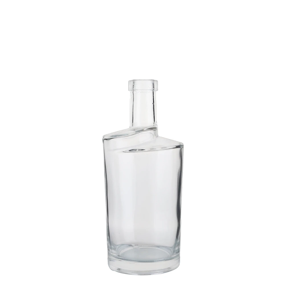 Commerce de gros 700ml de vodka vide ronde clair de Whisky Gin Rhum  herboriste bouteilles d'alcool en verre avec bouchon à vis - Chine Bouteille  de whisky, bouteilles d'alcool