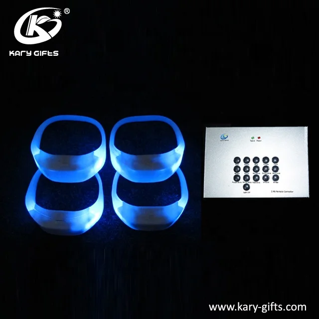 Festival Concert Event Frequency Dmx Glow Wristband Remote Controlled Led Bracelet