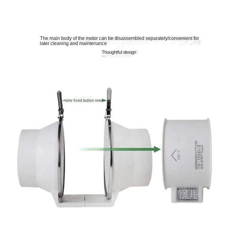 Flow In-line Duct Fan, 3''-12'', A.C. Source, L200 - detail 4