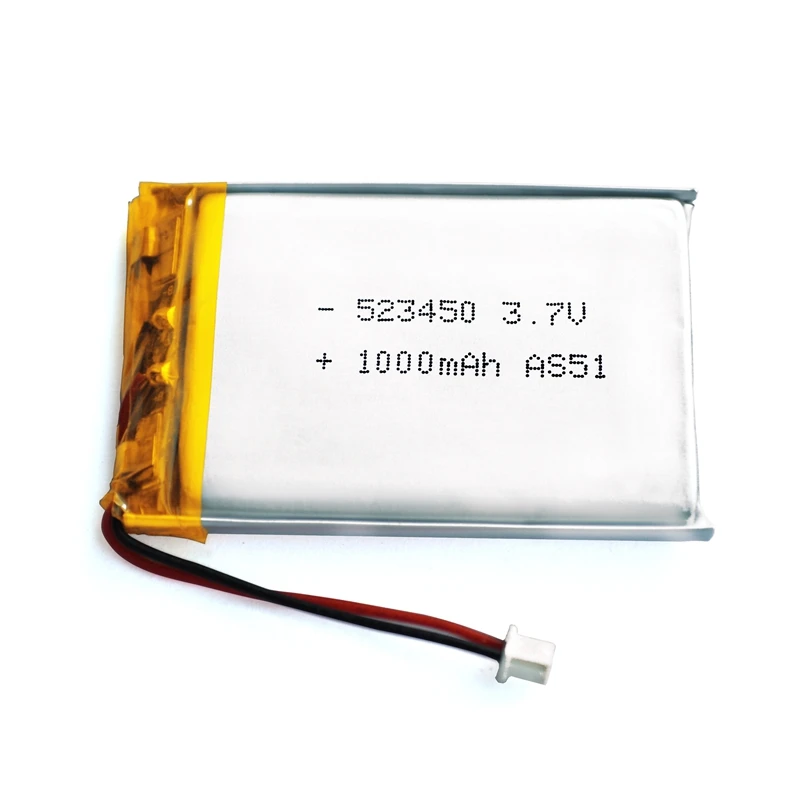 UL approved 3.7v 3.7wh lithium polymer battery 1000mah lipo battery for laptops