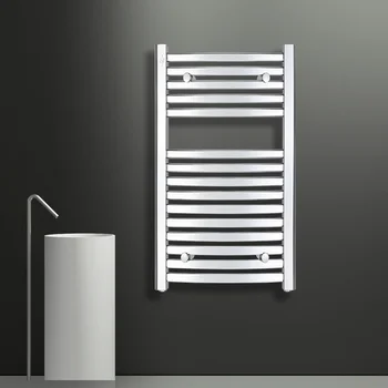 Multi-Finish Mild Steel Towel Radiator Black/White Powder Coating or Chrome Wall Mounted Towel Warmers for Bathroom