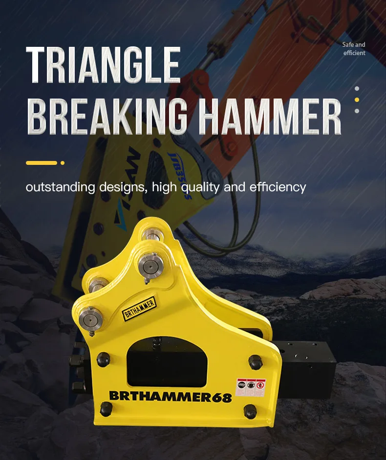 Sb10,0.61 Ton Excavator Side Type Hydraulic Breaker Excavator Hammer