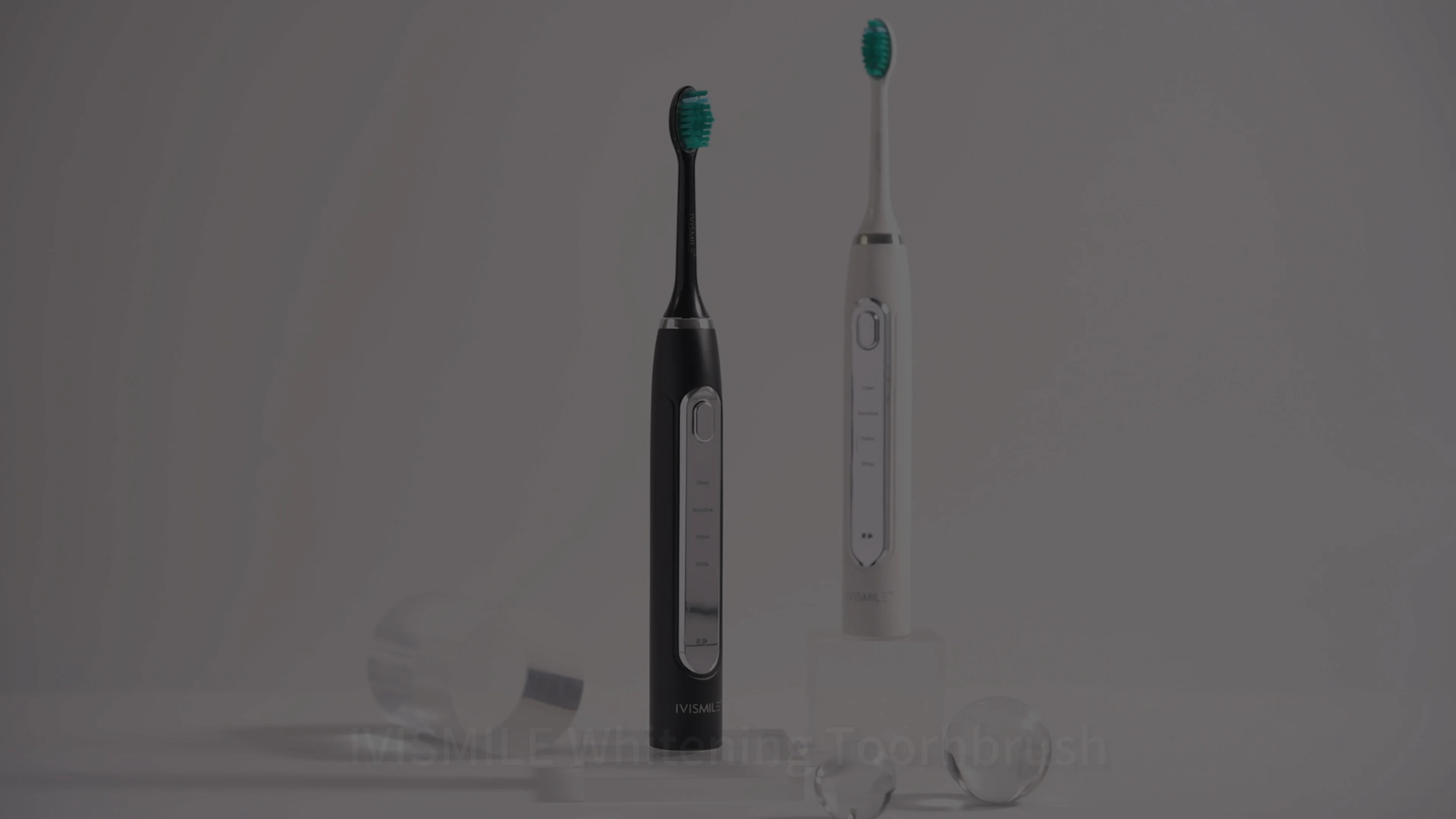 Pressure Sensor Turn On Toothbrush 4 Pack Brush Head Waterproof