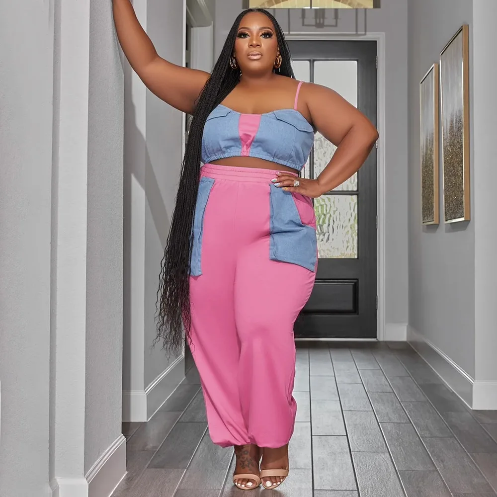 Wholesale Fashion Oversized Piece Set Plus Size Women'S Womans Casual  Matching Sets Piece Sexy Clothing Loose