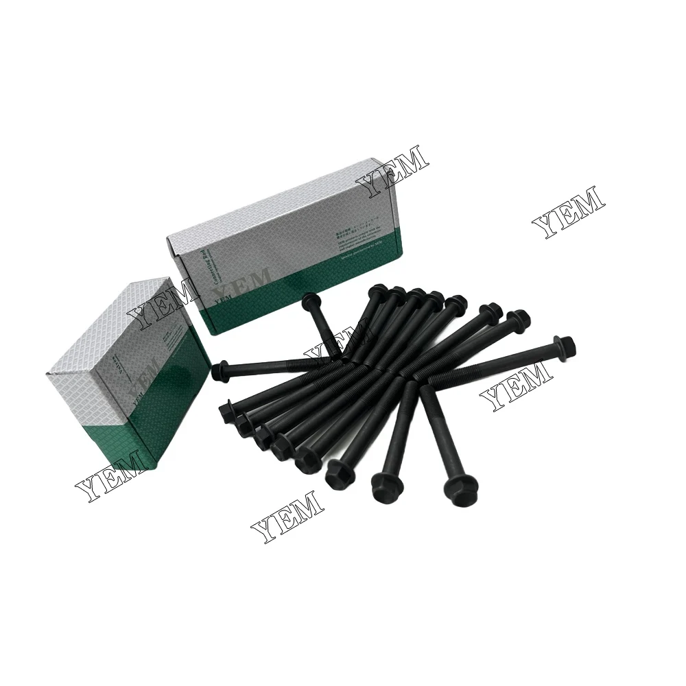 P158 Cylinder Head Bolt for Doosan / DEVELON Diesel Engine Spare Parts