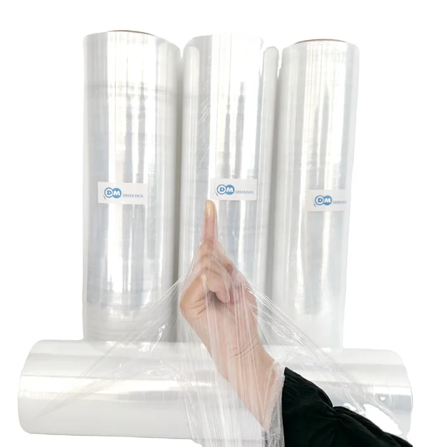 Soft Pre-Stretch PE Film Rolls Moisture-Proof Packaging for Pallets Casting Processed for Efficient Pallets Packaging
