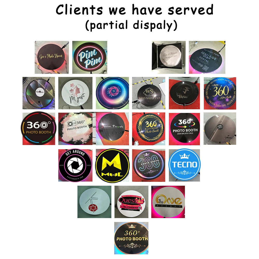 New Adjustable Photobooth 360 Video Booth Supplier Manufacturer