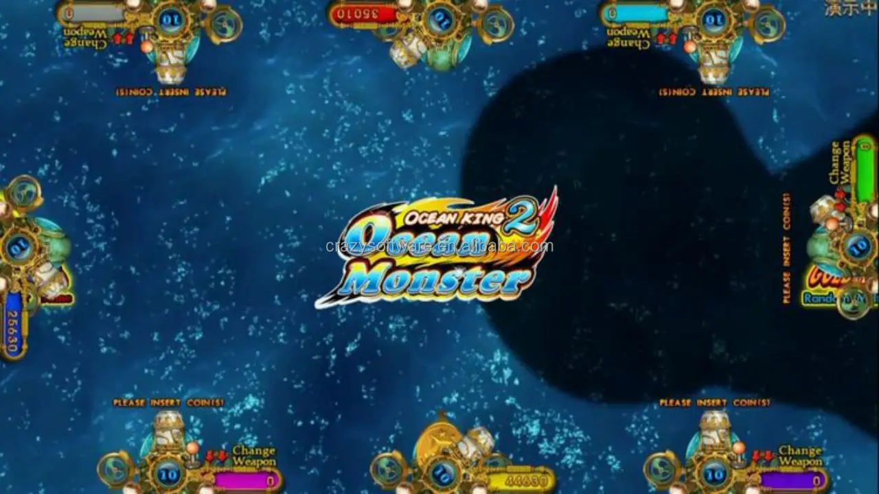 コイン式ゲーム10人のプレーヤーオーシャンモンスターゲームシューティングフィッシュテーブルマシン