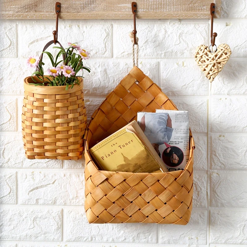 Hand-woven Storage Basket, Home Decor Storage Basket, Baskets For