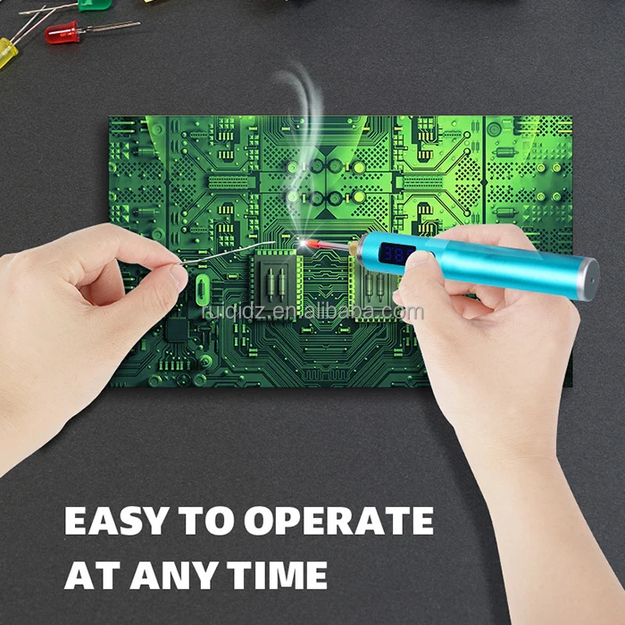 Wireless Soldering Iron Rechargeable Soldering Iron Removable Battery