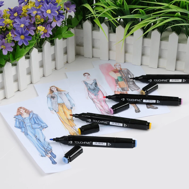 touchfive art marker set 30/40/60/80/108/168 colors