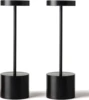 Black rechargeable lamp