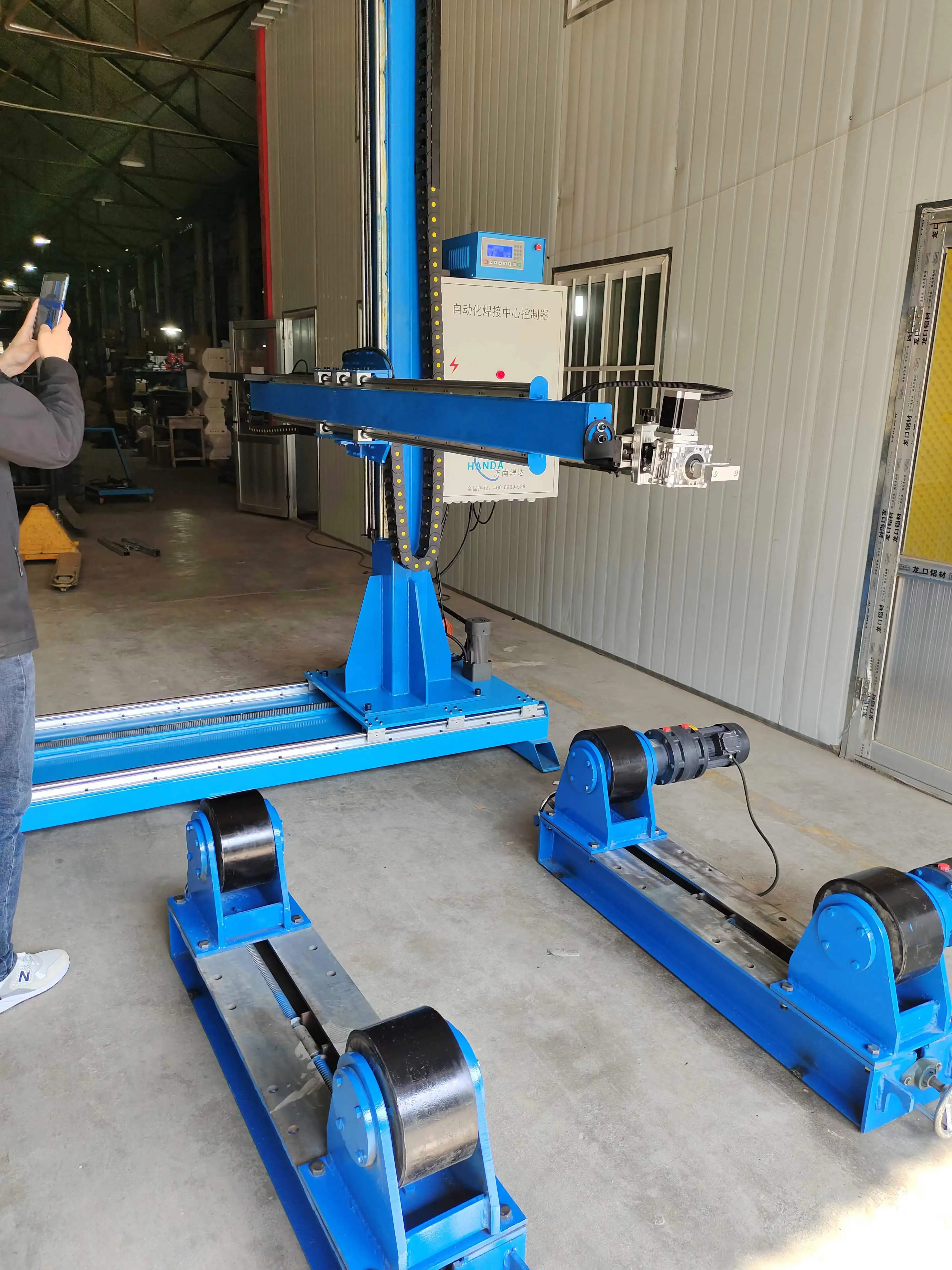 Hand-Held 2m*2m Cross Mig Tig Saw Welding Machine Manipulator Made by China'S High Quality Manufacturing Welder Brand