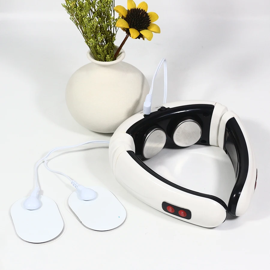 JT-500 Electric Pulse Back And Neck Massager Far Infrared Heating